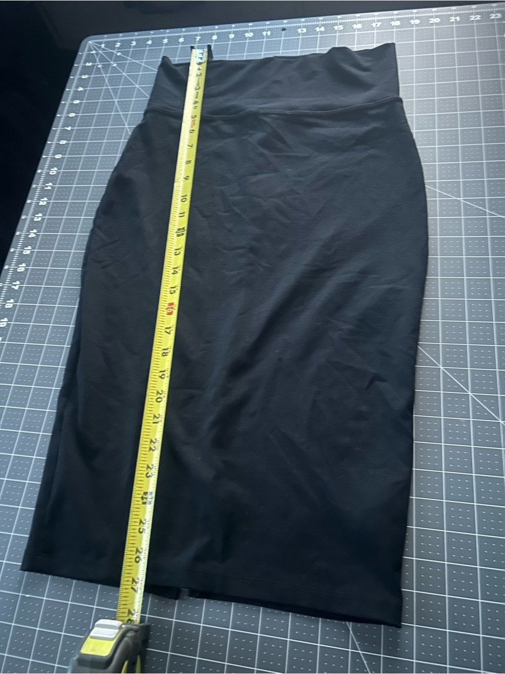 bebe Black High-Rise Pencil Skirt